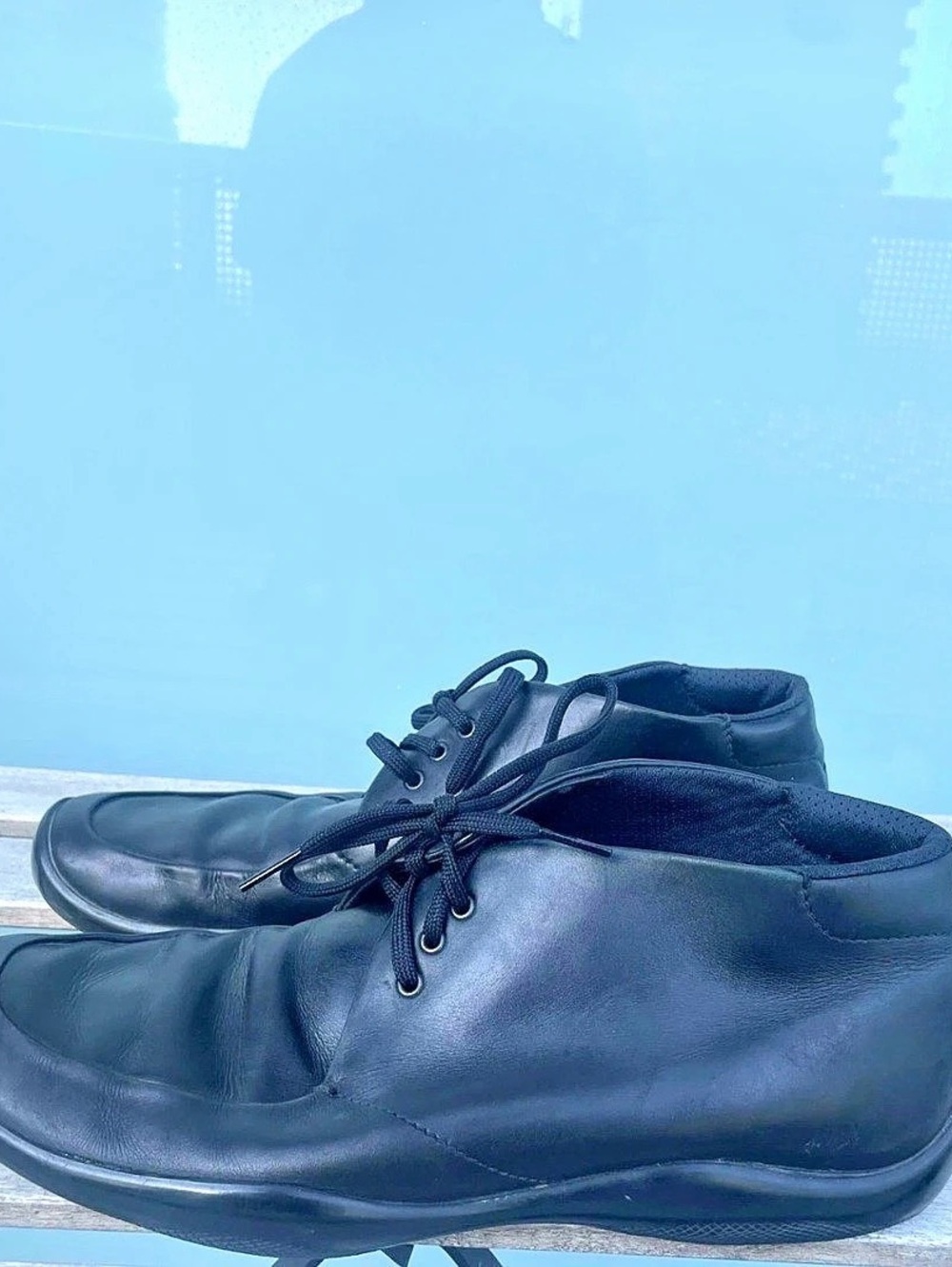 Prada Leather Men Shoes Size 10